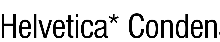 Helvetica* Condensed Light Scarica Caratteri Gratis